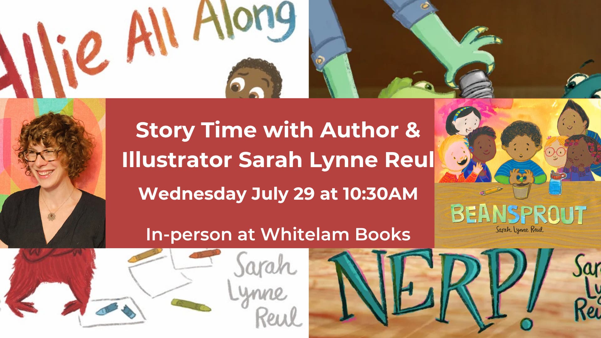 Whitelam Books to Host Author Story Time with Sarah Lynne Reul