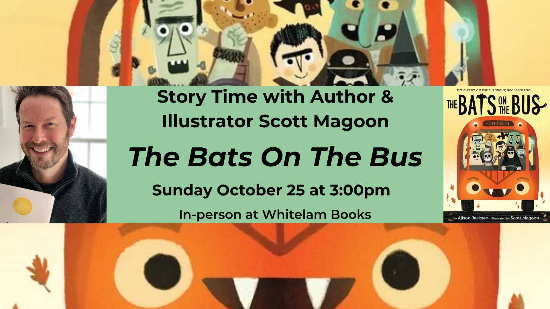 Whitelam Books to Host Story Time with Children’s Author/Illustrator Scott Magoon