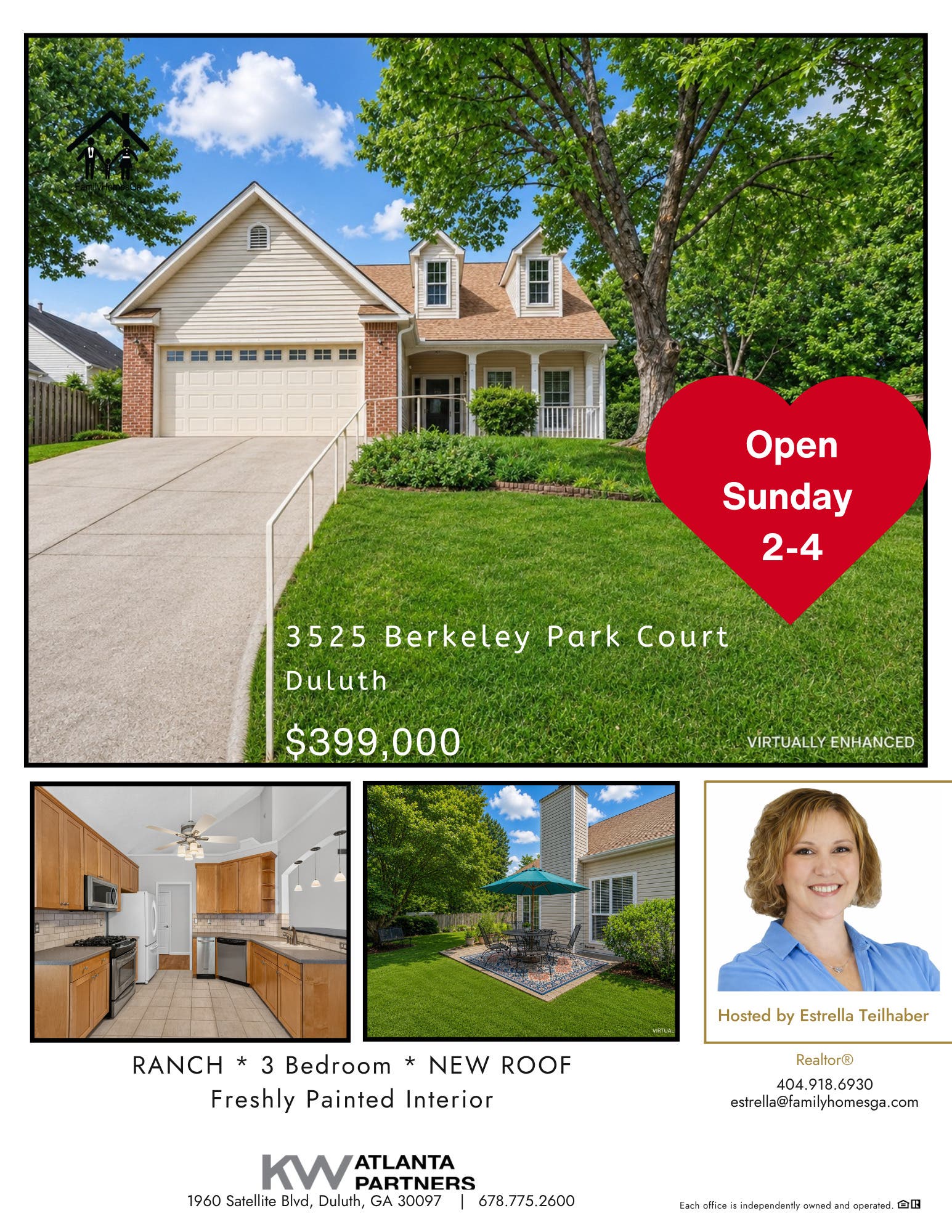 Ranch Home $399,00 - Come Take A Tour - Open House