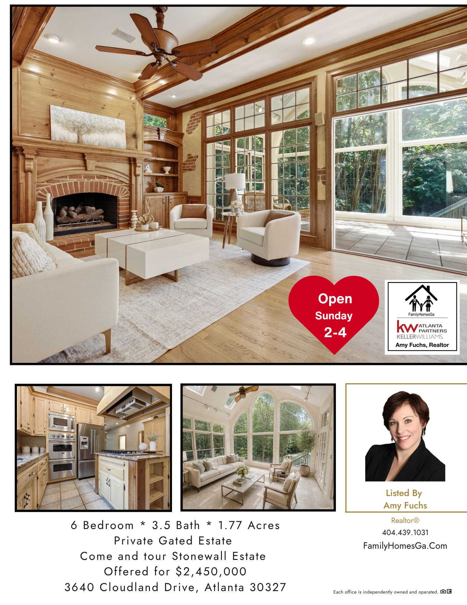 Rare Opportunity to Tour Stonewall Estate - Offered for Sale