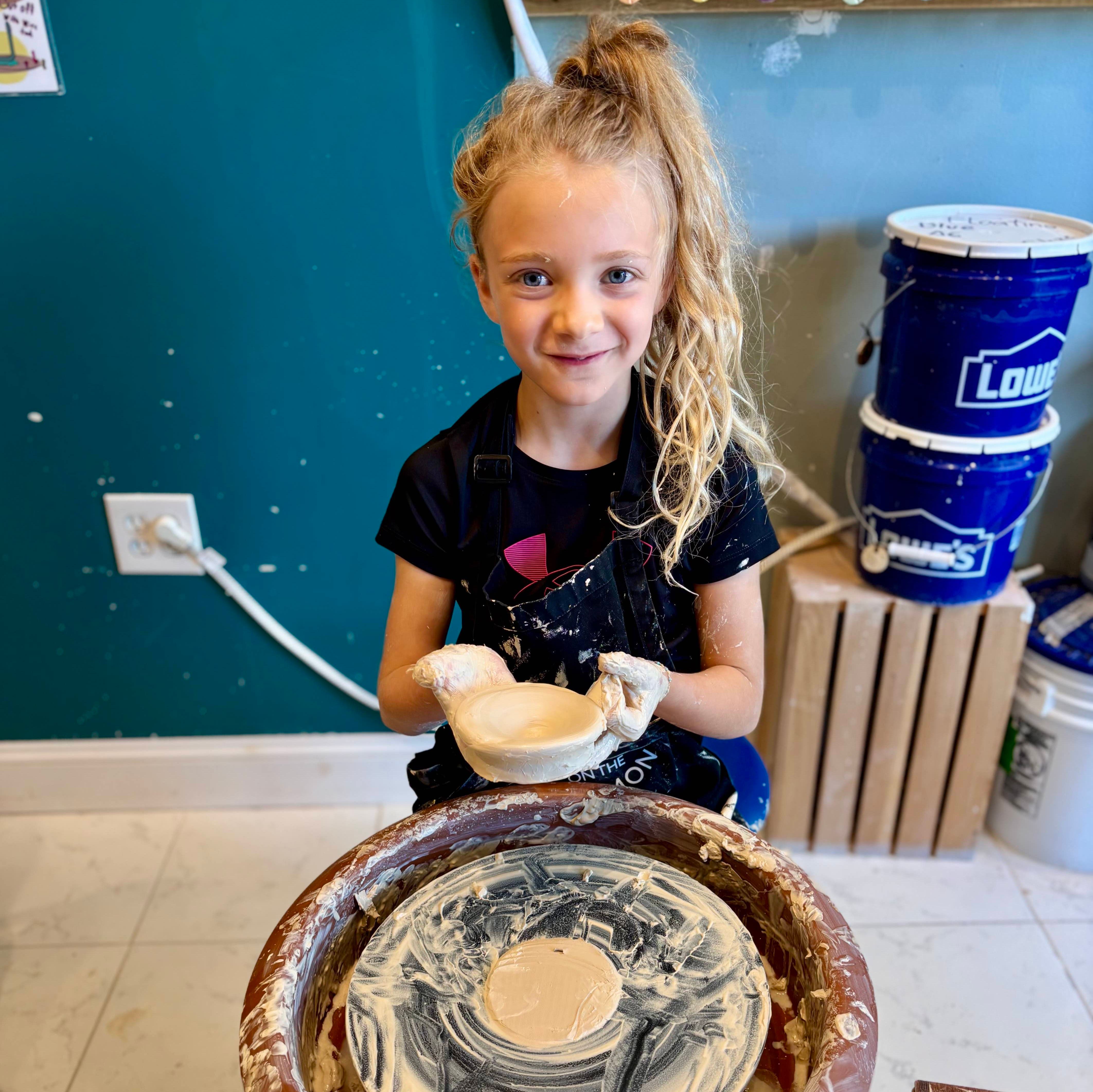 Kids: Pottery on the Wheel