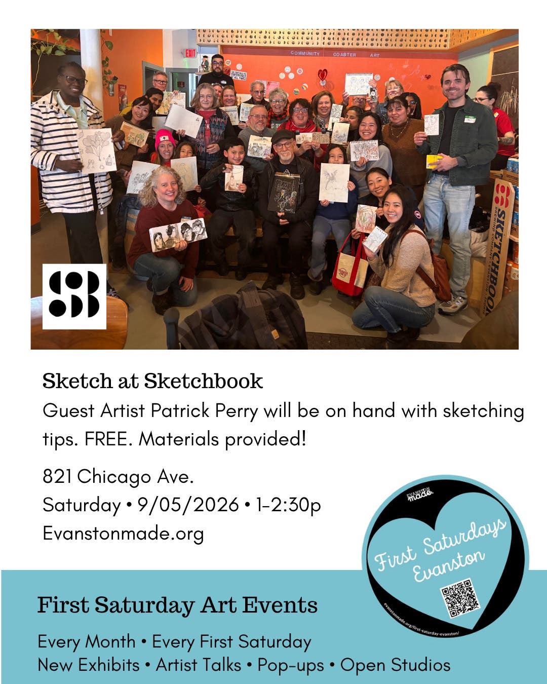 First Saturday Art Events • Evanston