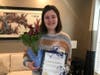 Madeline Hoffman received SIIR’s Violet Richardson Award for her work through Buddee Bags, her charity that supports the ill and disabled.