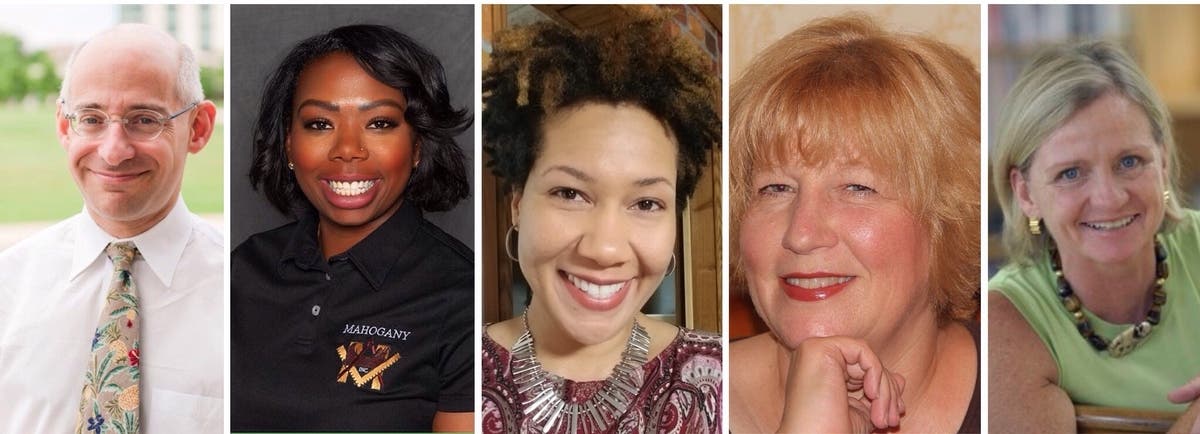 Dr. Scott Casper, Rian Hargrave, Dr. Tahira Mahdi, Jeanne Pirtle, and Jennifer Shea