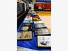 Yearbooks and memorabilia on display at Walnut High’s 50th anniversary celebration.