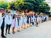 Walnut High seniors celebrate completion of IBCP-PLTW program at White Coat Ceremony. 