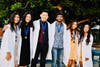 Walnut High seniors celebrate completion of IBCP-PLTW program at White Coat Ceremony. 
