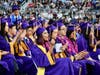 Diamond Bar High Class of 2019 graduates enjoy speeches during ceremony.