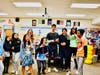 Walnut High LIFT members lead cheers and fun activities at Suzanne Middle School.