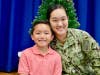 Collegewood 2nd grader Anton Carlos surprised with sister Kathryn’s military homecoming on December 13. 