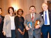 Big Winner! Board of Trustees congratulate the WVUSD 2019 Classified Employee of the Year Louie Del Real.  