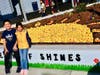 You are my sunshine! Westhoff Elementary unveils new rock garden during Great Kindness Challenge kickoff.