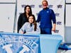 Walnut High swimmer Lexi Grant, shown with parents, commits to BYU on National Signing Day. 