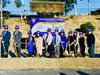 Groundbreaking Day! Walnut Valley USD celebrates groundbreaking of the new 3-story Instrumental Music Building. at Diamond Bar High School. 
