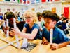 Castle Rock third graders design and build paper stomp rockets on Jan. 25. 