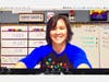 Suzanne Middle School orchestra teacher Ami Garvin teaches digitally tucked in her home crafting space.
