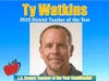 Ty Watkins from Diamond Bar High is the 2020 WVUSD District Teacher of the Year.