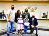 Collegewood Elementary students Maya and Ezekiel Marquez receive Super Star Student Awards on Oct. 21. 