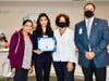 Trustees honor Diamond Bar High senior Anoushka Bhat as winner of the ACSA Oratory Contest. 