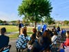 Walnut Valley USD celebrated new construction projects funded by Measure WV at Suzanne Middle School on Nov 17. 