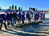 We Dig It! Walnut Elementary staff gathers assemble with shovels and hard hats at groundbreaking ceremony on Feb. 16. 