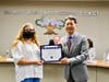 Maple Hill Elementary fifth grader Kaylin Kojo-Wilson received the Super Star Student Award during the March 16 Board Meeting.  
