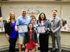 Maple Hill parent volunteers Nicole and Andy Smith were lauded with the Partner in Education Award. 