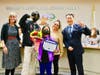 Student Leader! Trustees honor Evergreen Elementary fifth grader Tiffany Trinidad with the Super Star Student Award during the April 20 Board Meeting.