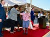 Walnut Valley USD officials pay tribute to 2022 retirees during a red carpet recognition ceremony. 