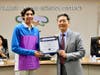 Diamond Bar High School senior Jonah Reyes was lauded with the Super Star Student Award during the May 18 Board Meeting. 