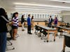 Science classrooms were open for guided tours following the ceremony on Sept. 21. 