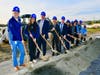 Thank You, Community! Walnut Valley USD celebrates groundbreaking of new gymnasium at Walnut High School on Jan. 18. 