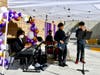 A jazz ensemble performs during Diamond Bar High ribbon-cutting ceremony