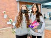 Happy Valentine’s Day! South Pointe Middle School boys pass out flowers to girls on Feb. 14. 