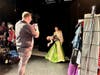 Back Stage! Diamond Bar High School Drama director Jared Kaitz and “Frozen” cast members prepare for upcoming production. Tickets on sale at: https://www.dbhspac.org/buy-tickets.