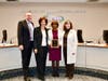 Board Member Helen Hall honored with WVUSD Awards of Special Recognition during the February 15 meeting. Shown with Supt. Dr. Robert Taylor, Board Member Layla Abou-Taleb, and Board President Cindy Ruiz.