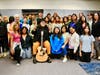 Walnut Valley USD alumna and NBC “The Voice” contestant Ali Ibarra makes a surprise appearance at her alma mater, Suzanne Middle School on April 11. 
