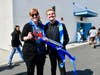 Ribbon-Cutting Ceremony! Walnut Valley USD marks official opening of the new South Pointe Middle School Performing Arts Building on April 19. 