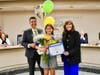 Evergreen Elementary fifth grader Delilah Sanchez received the Super Star Student Award during the April 19 meeting. 