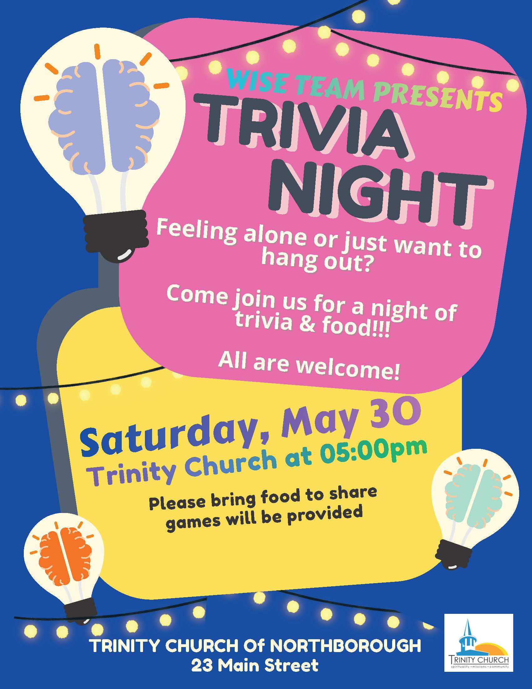Potluck & Trivia Night