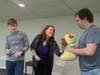 Hayden Rogin, Anne Arza, Boychik the Dog (Derek Dillon) discuss the Valentine's Day Massacre