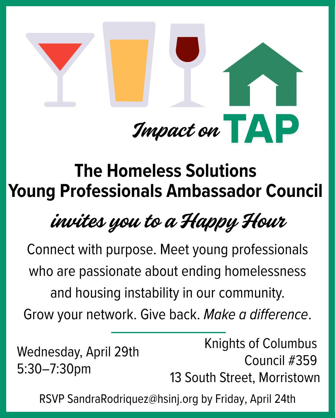 HSI Young Professionals Ambassador Impact On Tap Happy Hour