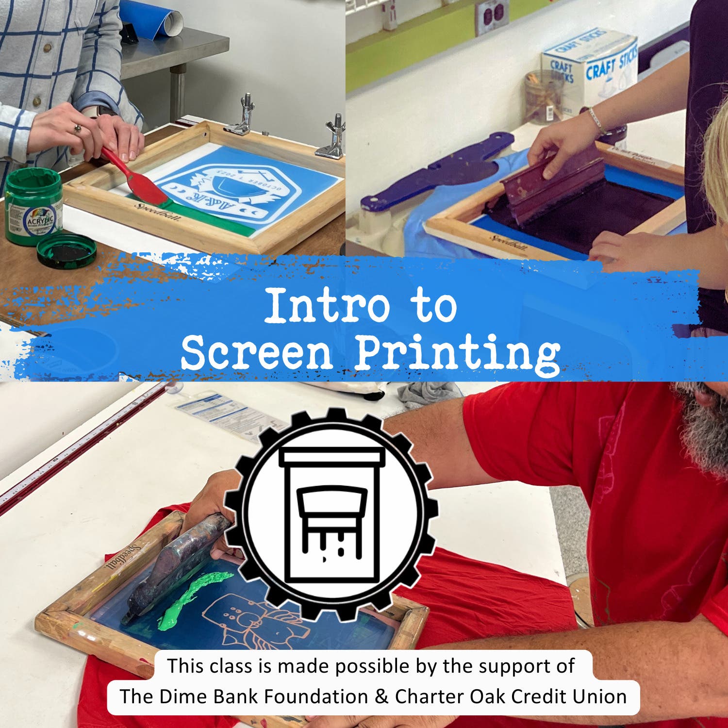 Intro to Screen Printing (2-part) 9/9 & 9/10