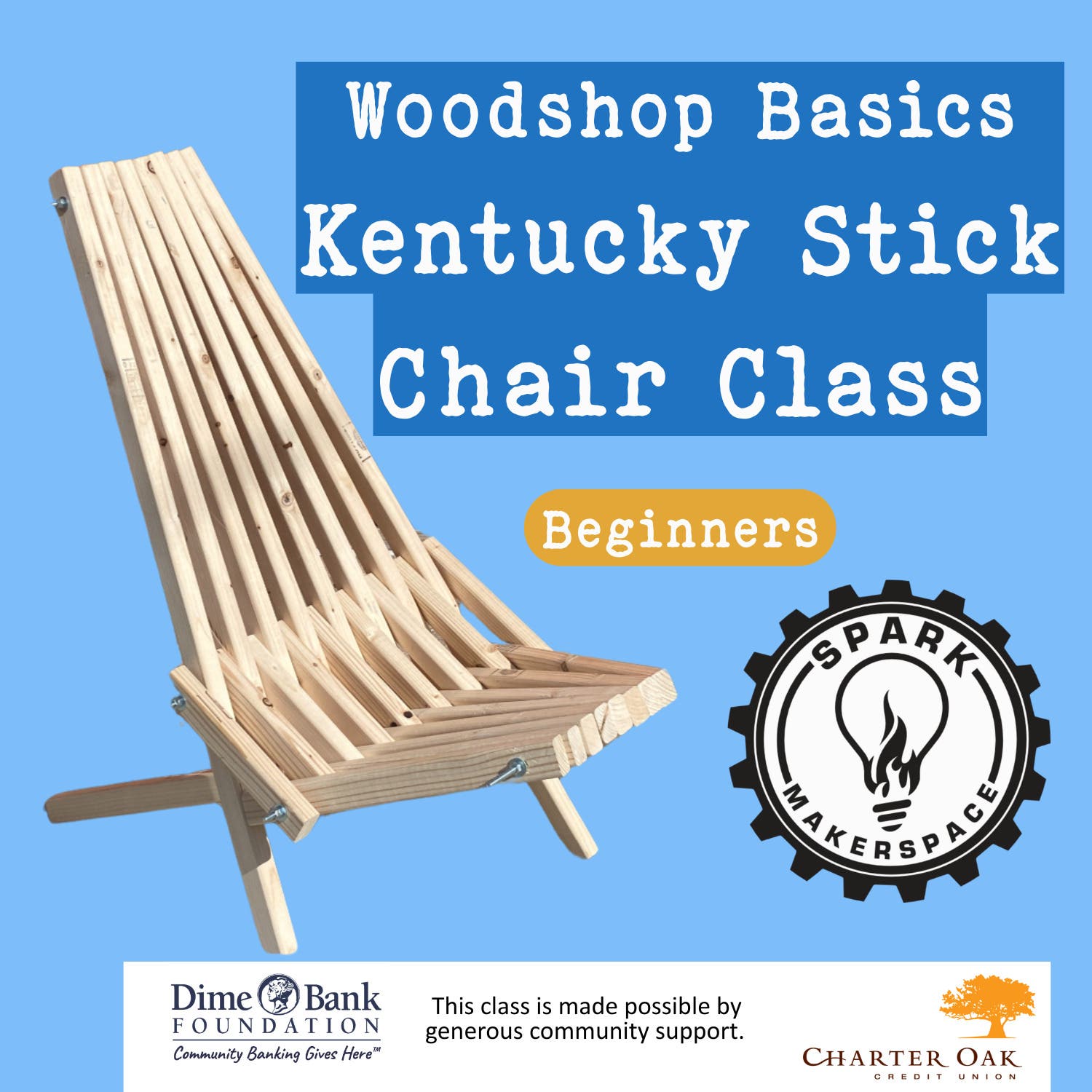 Woodshop Basics- Kentucky Stick Chair Class