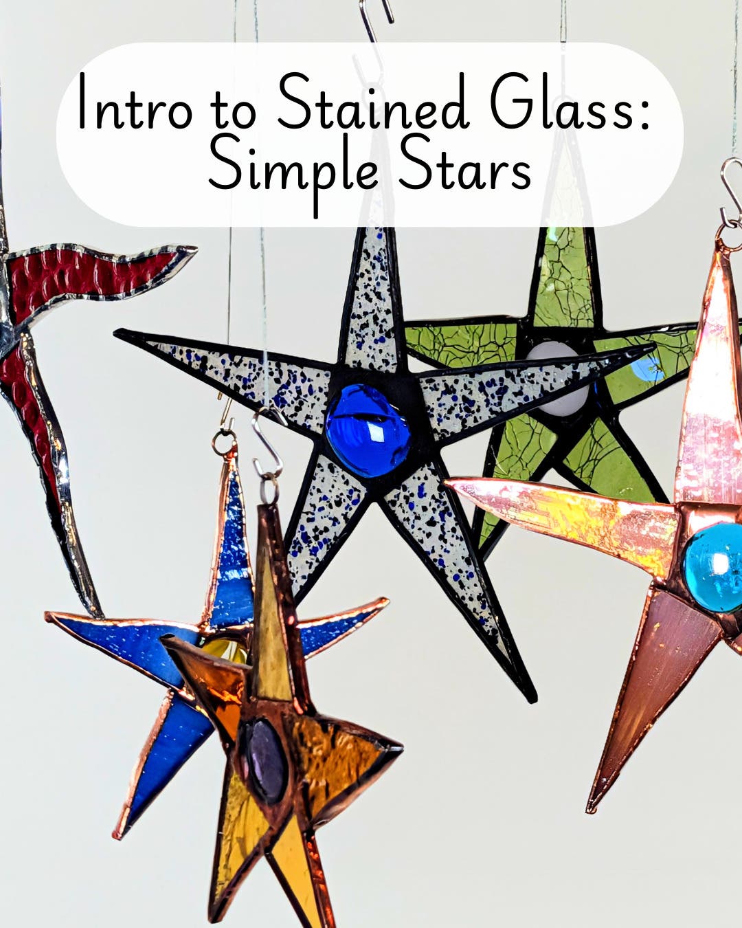 Intro to Stained Glass: Simple Stars
