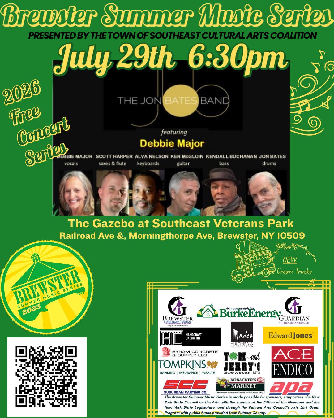 Brewster Summer Music Series Presents Jon Bates Band