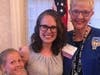 Cairn University senior Kristy Burt received the Live Your Dream: Education and Training  for Women Award 