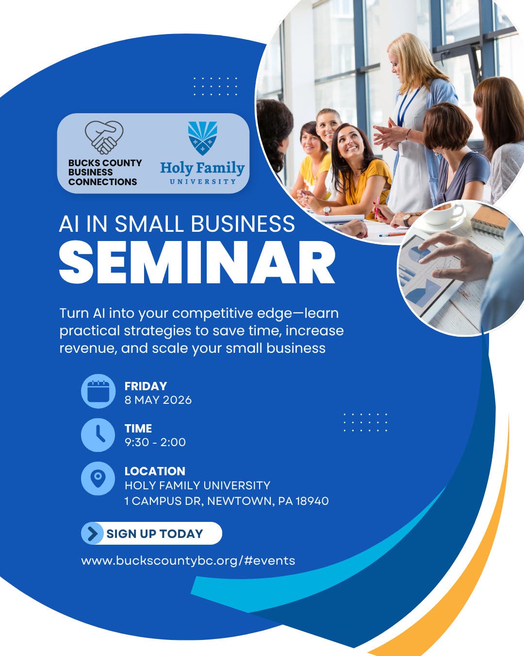 Bucks County Business Connections:,AI in Small Business Seminar