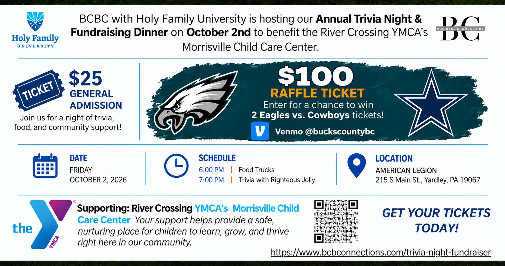 Trivia Night Is Back: Help Support River Crossing YMCA's Morrisville Child Care Center