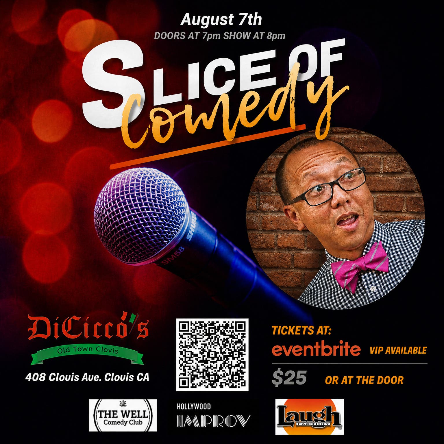 SLice of Comedy headlining Tony Le